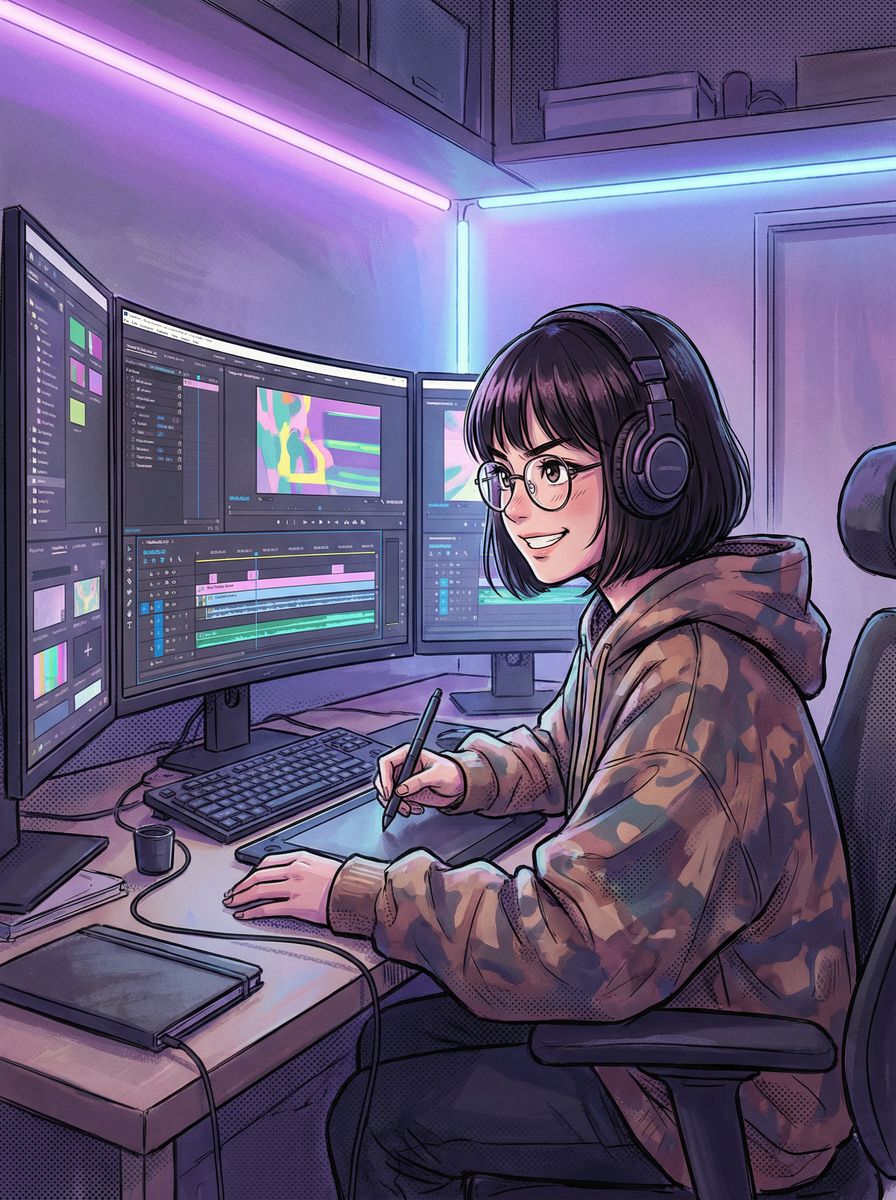 海角社区视频剪辑师王芳